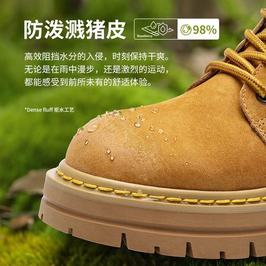 ZHR则则厚底增高马丁靴防水防滑女靴2024秋季新款百搭户外工装靴 商品图4