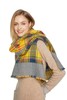 SUMMER & SAGE 格纹拼色围巾 5285 商品缩略图0