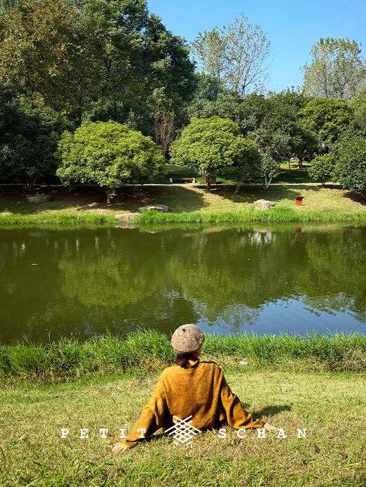 PETIT SCHAN小闪 CLO#638 East Meets West 东成西就 羊毛牦牛绒圈纱双面双层织物手工染色外套 商品图4