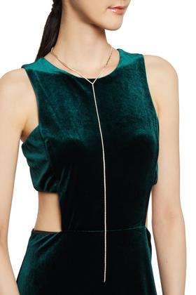 OCTAVIA Y形锆石长项链 5675