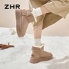 ZHR则则加绒雪地靴女2024冬季新款厚底增高保暖面包鞋东北棉鞋女 商品缩略图8