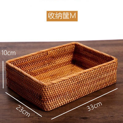【S/M/L可选】娜家天然手工藤编收纳筐中型 商品图5