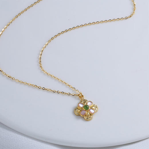 【宏艺珠宝】墨香幽梦·足金项链 商品图1