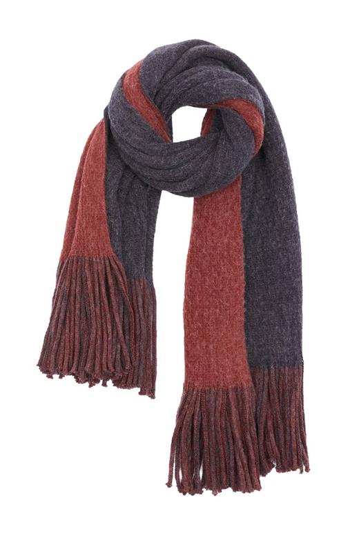 AVA 双面双色流苏围巾 5629 商品图1