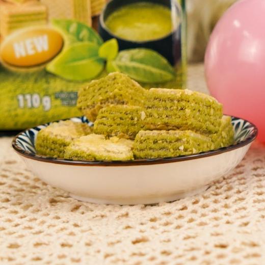 莱家Loacker 抹茶味粒粒装威化饼干 110g/袋 商品图1