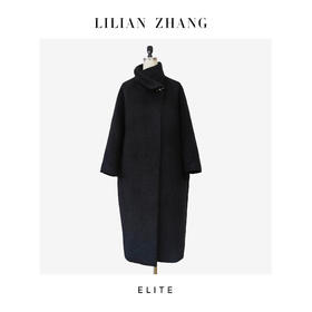 E-定制——“时尚轮回”——轻奢名媛——Oversized长羊毛大衣 2406005
