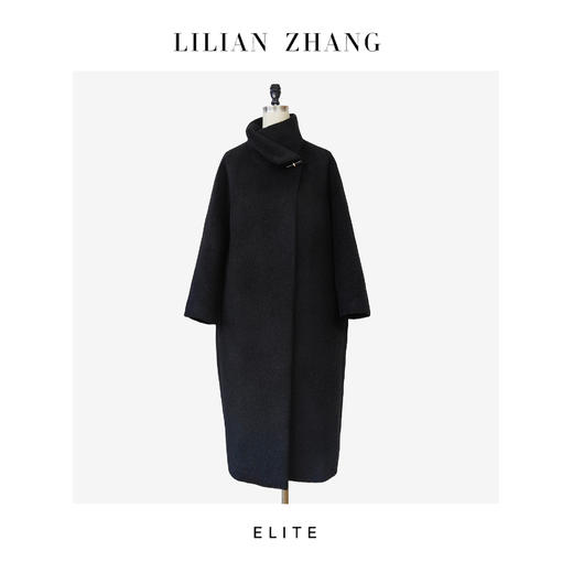 E-定制——“时尚轮回”——轻奢名媛——Oversized长羊毛大衣 2406005 商品图0