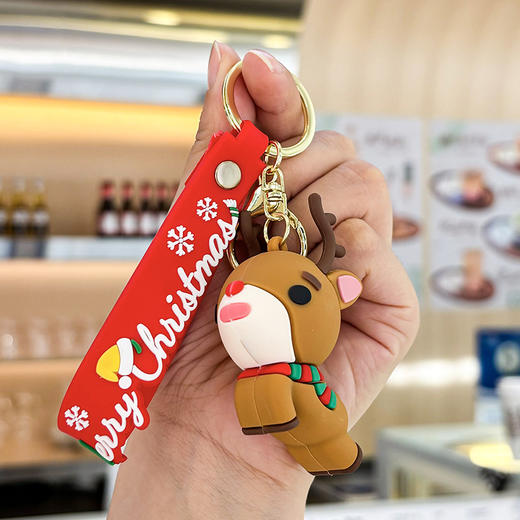 【创意卡通圣诞节钥匙扣】圣诞老人钥匙扣汽车挂件包包钥匙链挂饰圣诞节小礼物。ry 商品图8