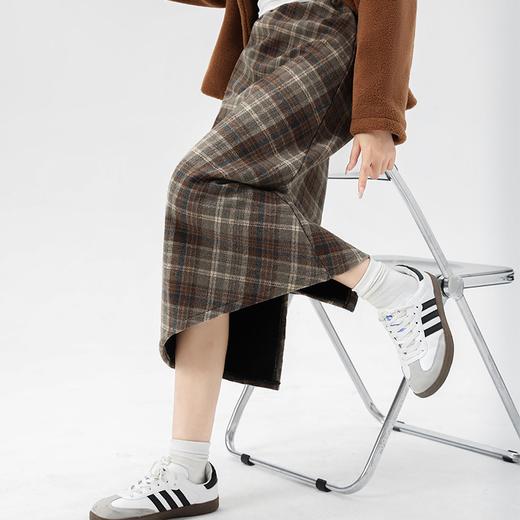  秋冬毛呢菱格纹短裙/长裙 软糯舒适毛呢 质感有型 显高显瘦 秋冬百搭 商品图6