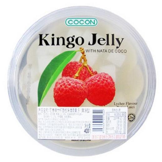 可康 大杯荔枝味果冻（含椰纤果) 420g/杯 商品图0
