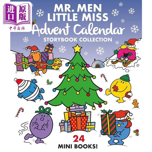 【中商原版】奇先生妙小姐新年新年倒数书Mr. Men Little Miss Advent Calendar 英文原版 儿童活动书 绘本故事进口童书 商品图0