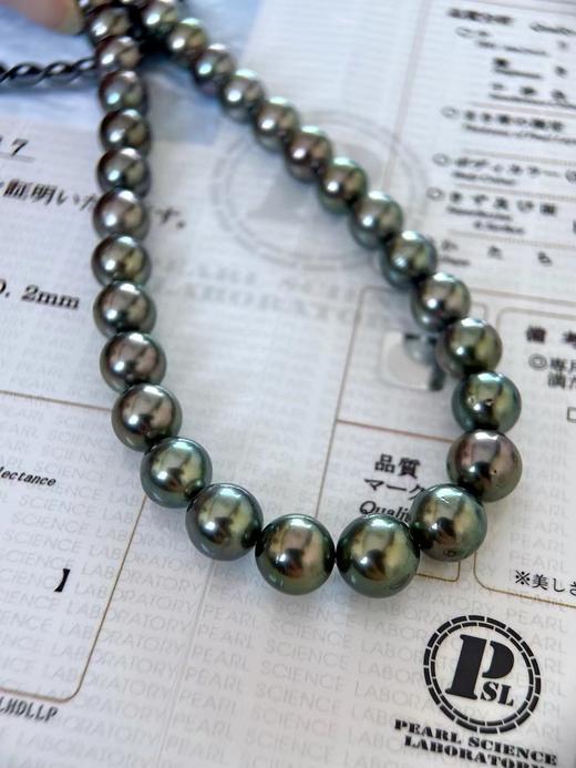 大溪地孔雀绿项链 8.0-10.2mm 商品图3