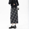  秋冬毛呢菱格纹短裙/长裙 软糯舒适毛呢 质感有型 显高显瘦 秋冬百搭 商品缩略图5
