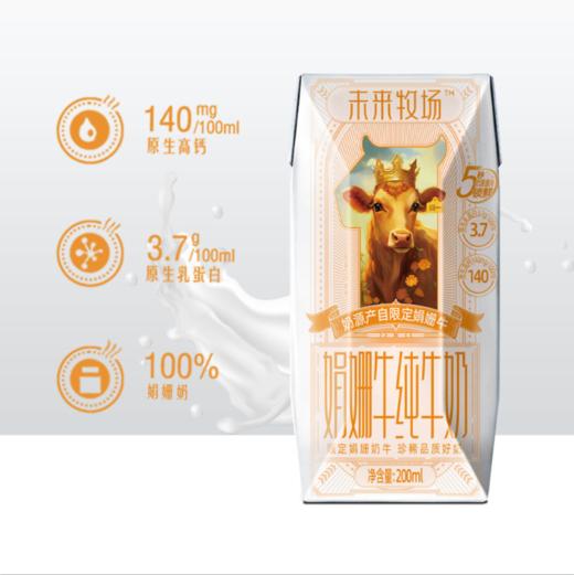 未来牧场娟珊纯奶200ML*12盒 2提装 商品图3