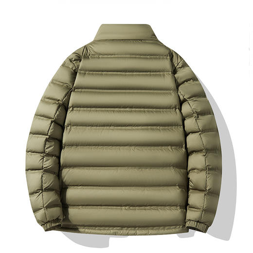 幸运鹿 时尚轻薄排骨羽绒服石墨烯科技锁温 情侣款9623168-69羽绒服 商品图8