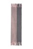 SUMMER & SAGE 灰粉条纹流苏围巾 5006 商品缩略图2