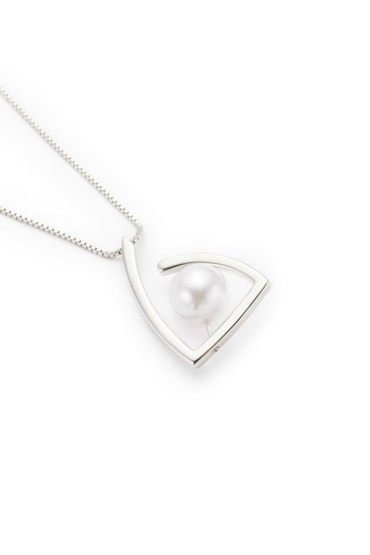 Pop Pinky 开口三角珍珠项链 5780 商品图2