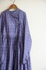 MAKU textiles｜真丝刺绣格纹交叠式连衣裙 商品缩略图12