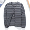 雀说新款轻薄羽绒服男士无领羽绒保暖内胆大码内穿圆领V领薄款AL 商品缩略图8