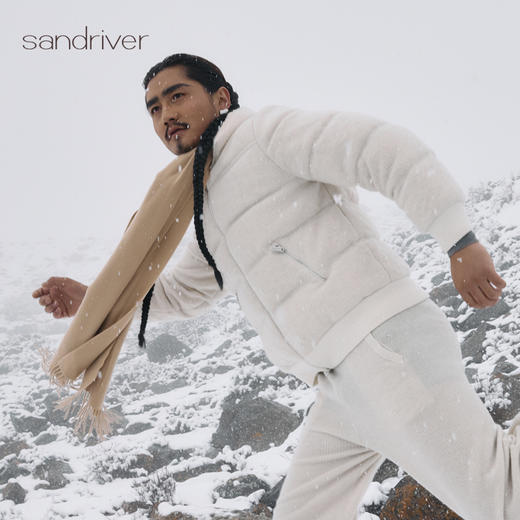 西藏羊绒鹅绒男羽绒服SJF96M302N 商品图0