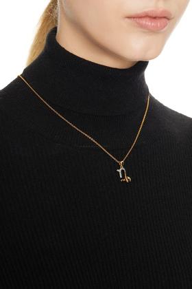 Time Made 摩羯座吊坠锆石项链 5272