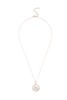 Pop Pinky 螺旋纹吊坠锆石项链 6356 商品缩略图1