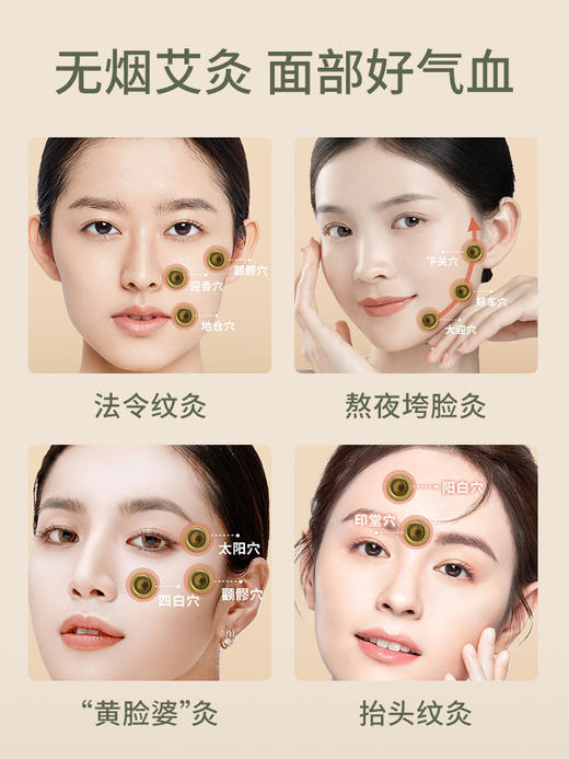 后辰桃花七窍灸面部艾灸脸部家用随身灸1盒12个 商品图1