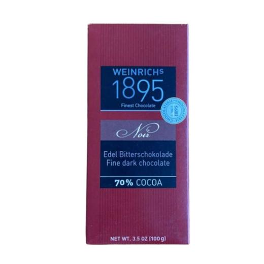 路德维希1895(WEINRICHS) 德国70%黑巧克力 100g/盒 商品图1
