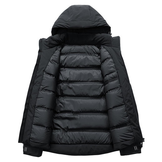 【可拆卸帽】【新款DTH】大依优型大码男装连帽羽绒服保暖外套鸭绒冬季上衣男士加肥加大 商品图2