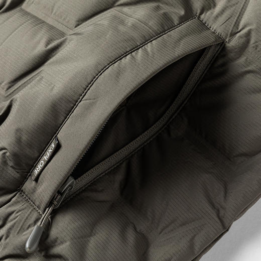 罗蒙秋冬保暖舒适鸭绒男士羽绒服时尚拼接连帽羽绒服男立领百搭男士外套 商品图7