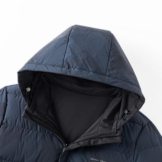 【双面穿 可拆卸帽】罗蒙秋冬男装羽绒服男士中长款连帽羽绒服舒适保暖外套男 商品图7