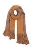 AVA 拼色流苏防寒围巾 5628 商品缩略图1