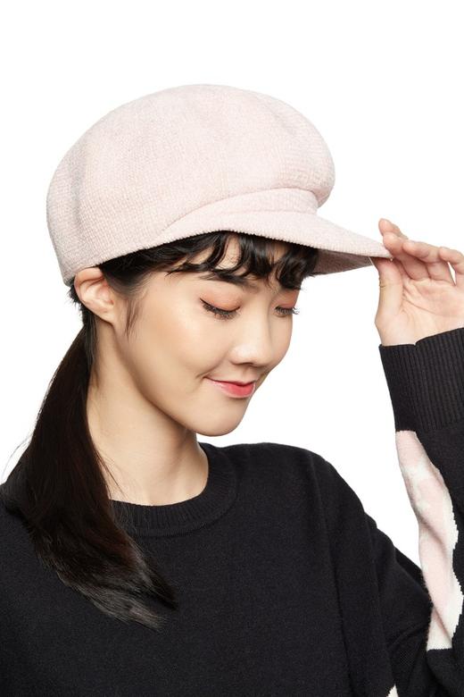 OCTAVIA 粉色雪尼尔八角帽 5647 商品图0