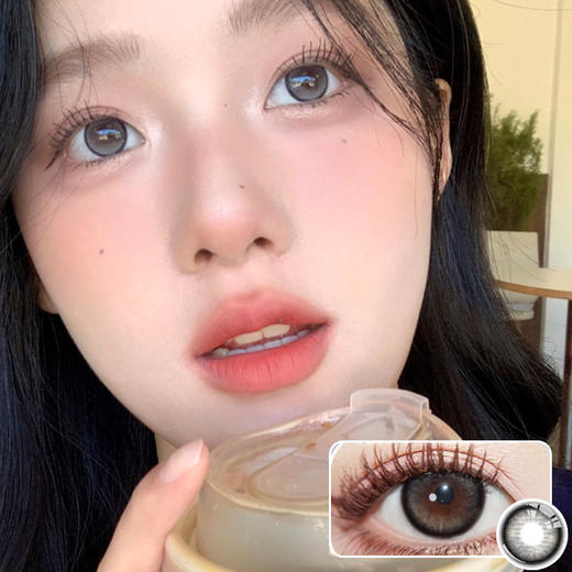 DORAGINA / 黑光露珠 / 美瞳半年抛 / 2片入 / 14.5mm / 双倍明显扩瞳 商品图1