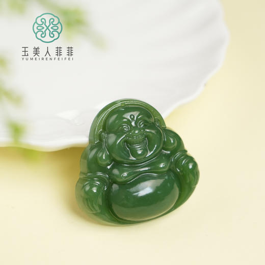 D碧玉吊坠-大佛公约48*50#63 商品图0