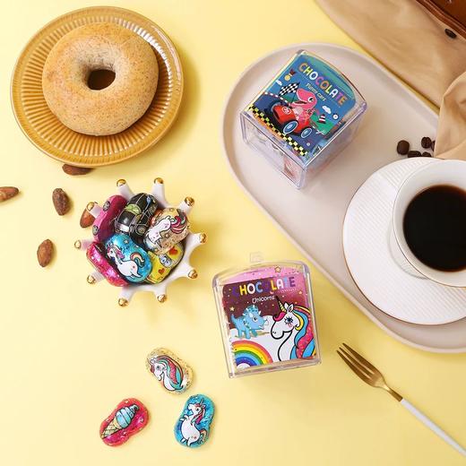 迪诺恐龙家族造型巧克力制品120g/045448 不含代可可脂香浓丝滑图案随机 商品图2