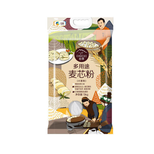 中粮初萃多用途麦芯粉5kg【PE】（面粉） 商品图2