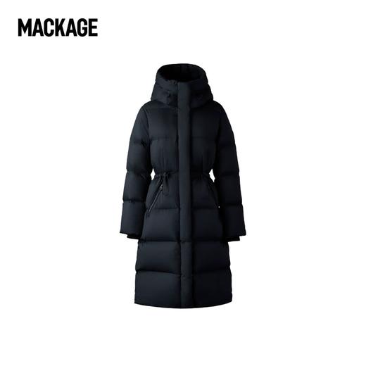 点此购买 mack*ge冬季女士收腰长款羽绒服 bk 302301 商品图2