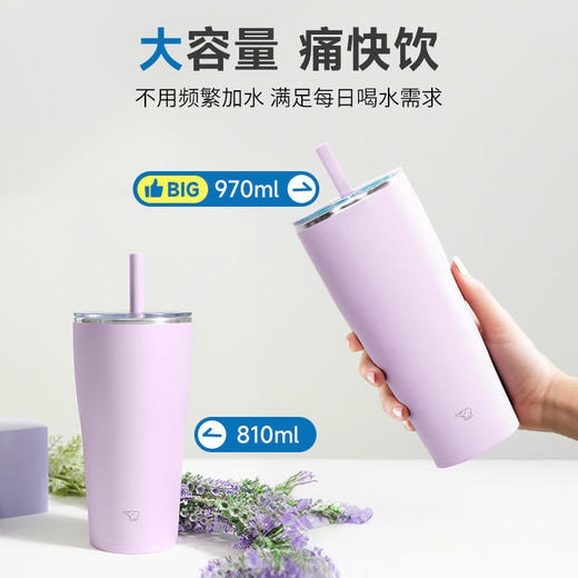 日本象印不锈钢真空广口杯970ml SXHA89H / 810ml  SXHA72H 商品图0