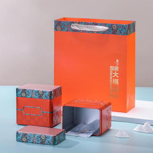 大福器铁罐 套装【小号·橙】12一套/一件40套 商品图1