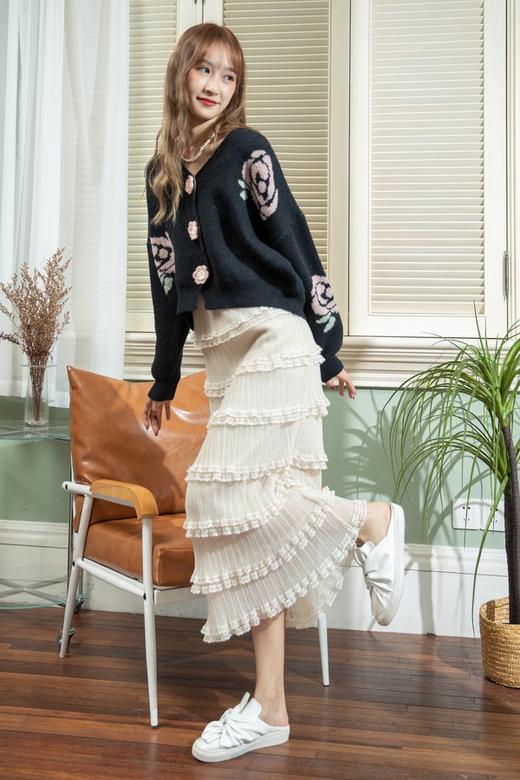 Stay2Weeks 甜酷风花朵造型针织外套 14370 商品图5