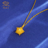 「LOVESTAR-爱的礼物」炽爱星芒黄金套链 钻石星星花丝工艺足金项链【Y】 商品缩略图5