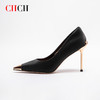 2024秋冬新品CHCH平衡鞋专柜同款牛皮尖头细跟时尚高跟鞋女鞋CO2B5391 商品缩略图1