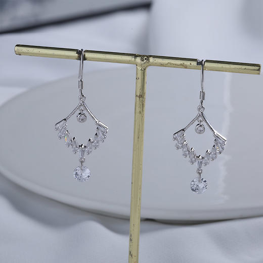 【宏艺珠宝】心恋星辰·银s925耳饰 商品图1