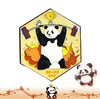 运动系列-萌熊举重冰箱贴/徽章 商品缩略图0