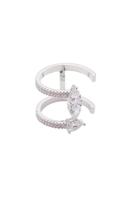 SUMMER & SAGE 工字型锆石戒指 4966 商品图3