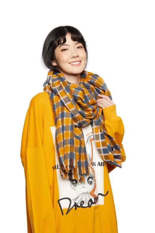 AVA 英伦风格纹围巾 5824 商品图0