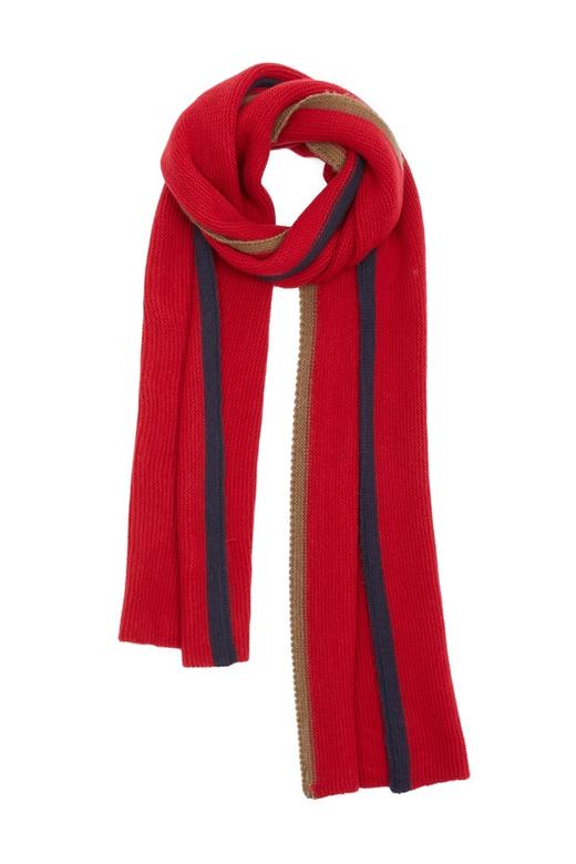 SUMMER & SAGE 三色拼接针织围巾 5658 商品图1