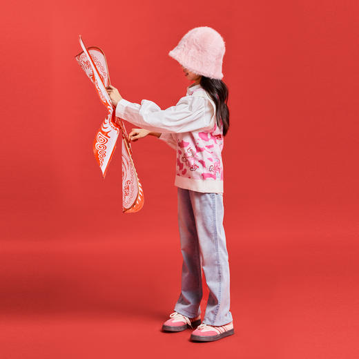 女童针织背心春季新款安奈儿童装EG512001 商品图5