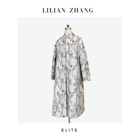 定制一“Vintage Fashion”—“佳人挚爱”一中古A摆中长风衣 2406012